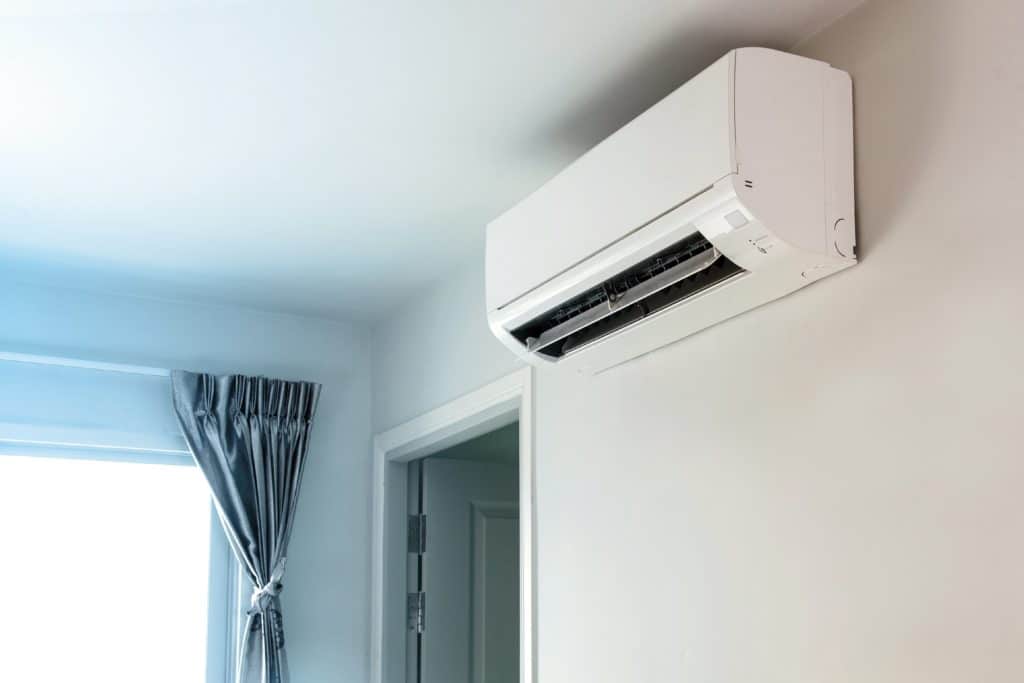 mini-split air conditioner in home